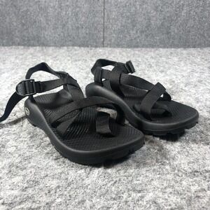 Chaco Z Strap Sandals Womens 9 Black Adjustable Hiking Sport Comfort